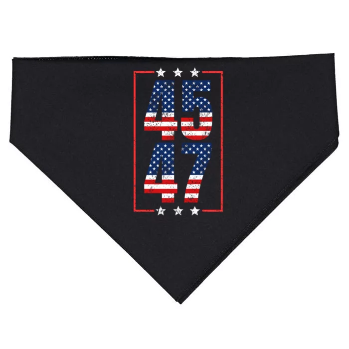 45 47 Trump USA-Made Doggie Bandana