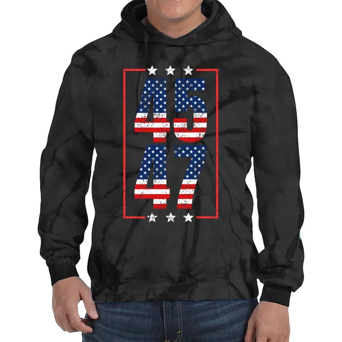 45 47 Trump Tie Dye Hoodie