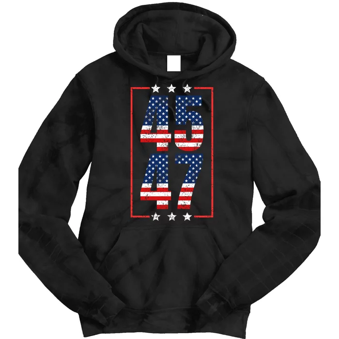 45 47 Trump Tie Dye Hoodie