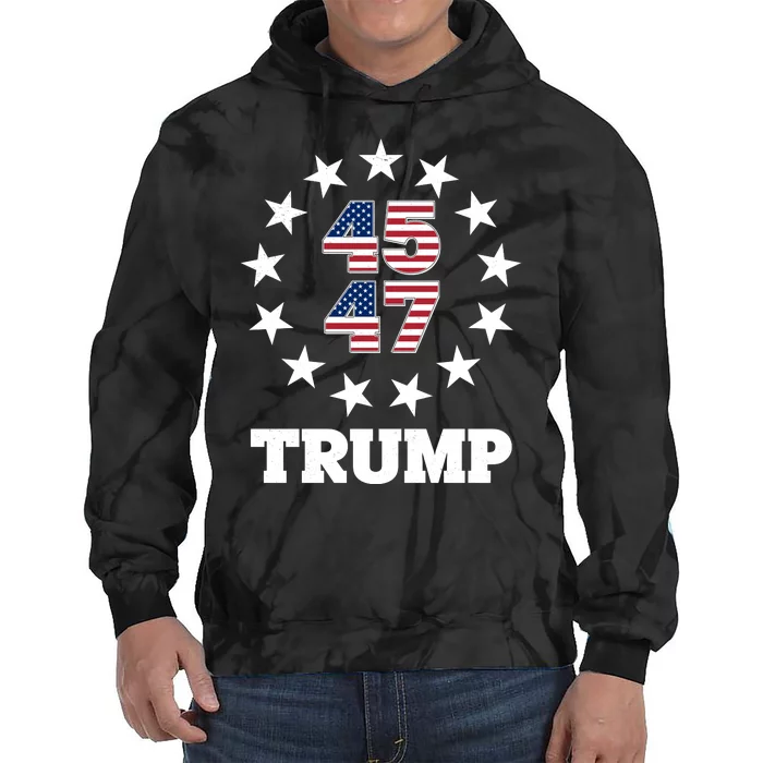 45 47 Trump Tie Dye Hoodie