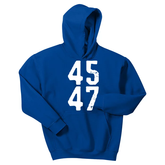 45 47 Trump 2024 Gift Kids Hoodie