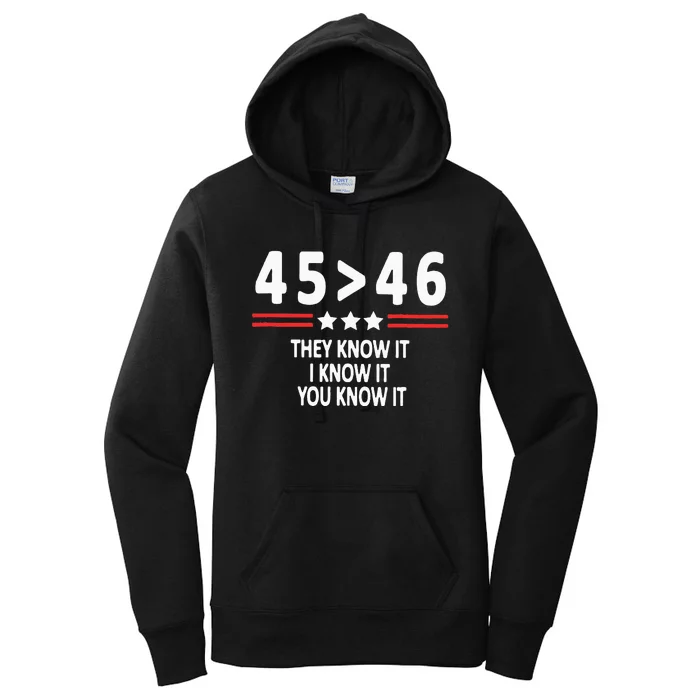 45 46 They Know It I Know It You Know It Women's Pullover Hoodie