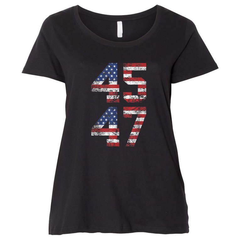 45 47 Trump 2024 Women's Plus Size T-Shirt