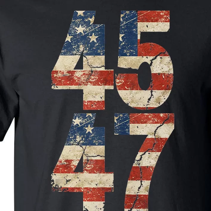 45 47 Trump 2024 Save America Again Take America Back Tall T-Shirt