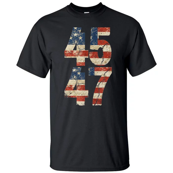 45 47 Trump 2024 Save America Again Take America Back Tall T-Shirt