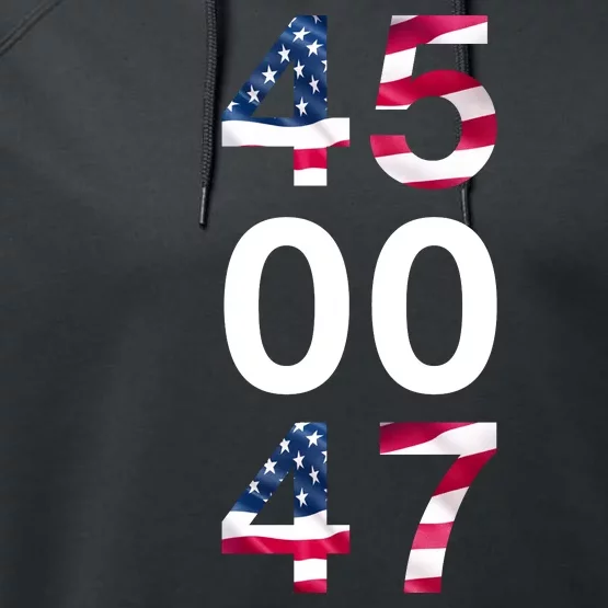 45 47 Trump Performance Fleece Hoodie