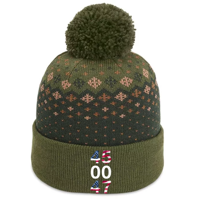 45 47 Trump The Baniff Cuffed Pom Beanie