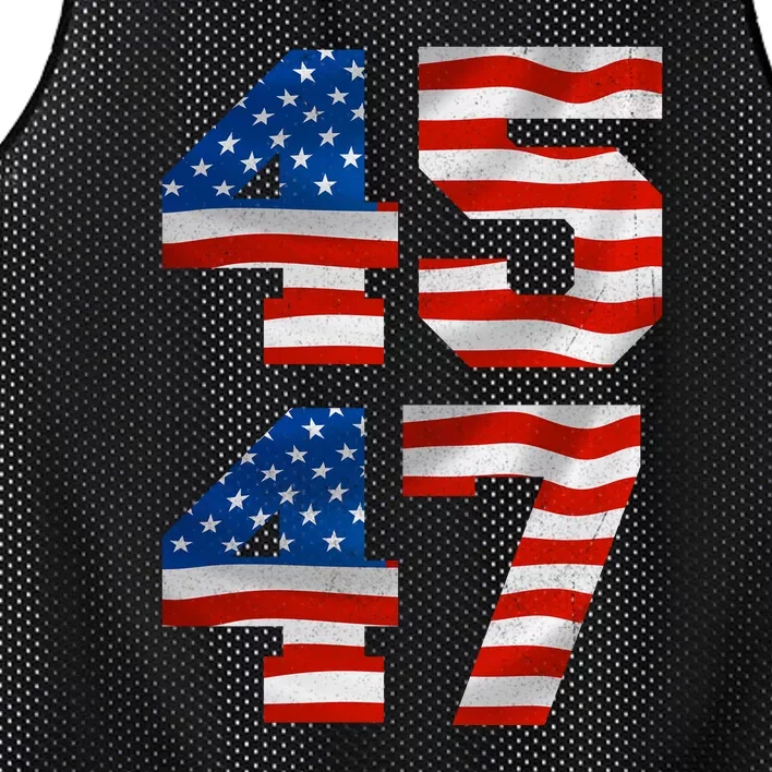 45 47 Trump 2024 Mesh Reversible Basketball Jersey Tank