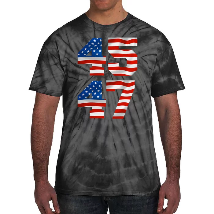 45 47 Trump 2024 Tie-Dye T-Shirt