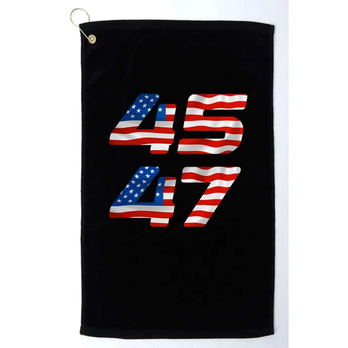 45 47 Trump 2024 Platinum Collection Golf Towel