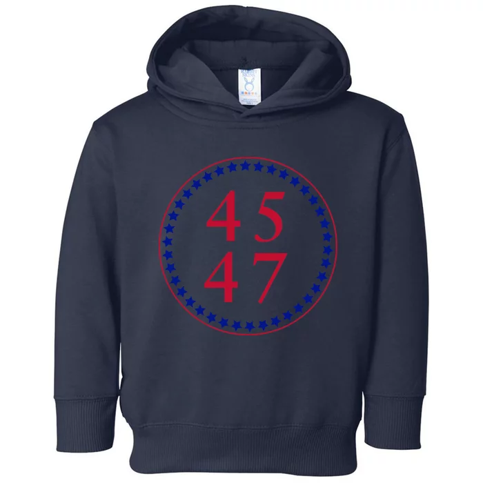 45 47 Trump Victory Toddler Hoodie