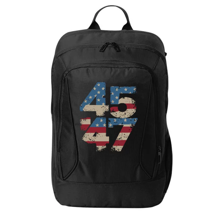 45 47 Vintage American Flag City Backpack