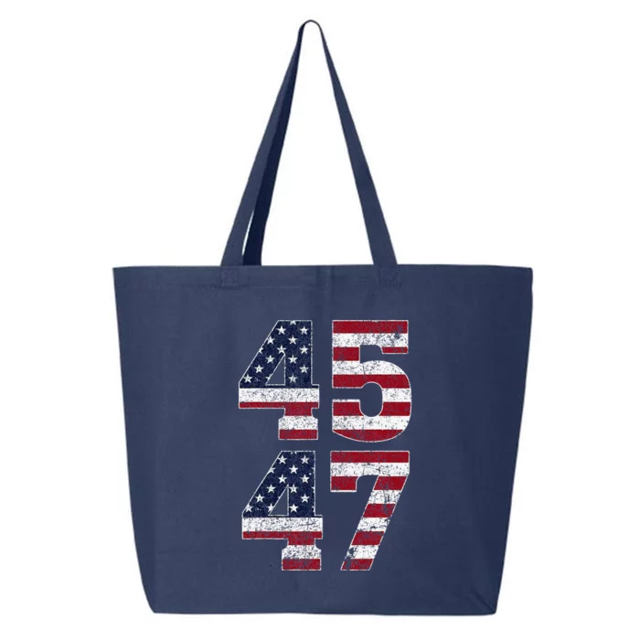 45 47 We The People 2024 Stand With American Flag 25L Jumbo Tote