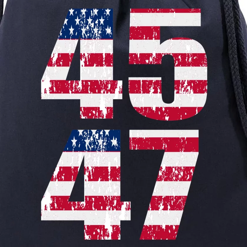 45 47 Trump 2024 Drawstring Bag