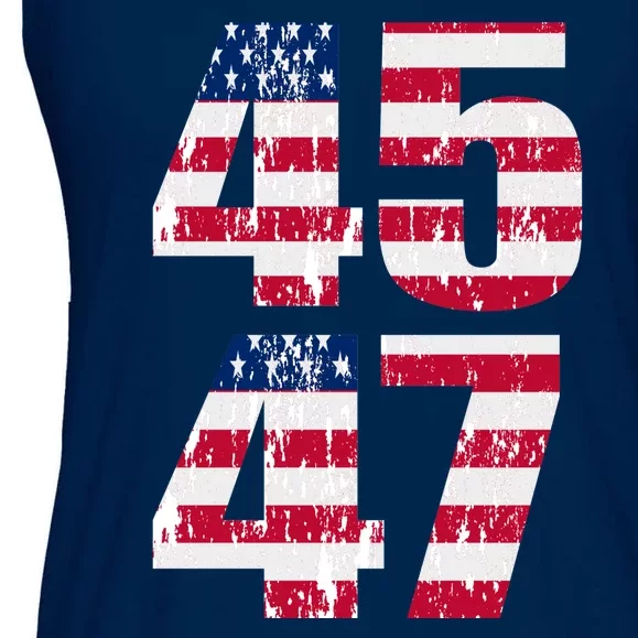 45 47 Trump 2024 Ladies Essential Flowy Tank