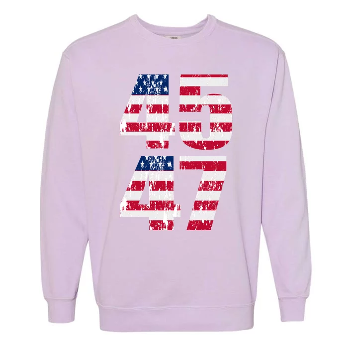 45 47 Trump 2024 Garment-Dyed Sweatshirt