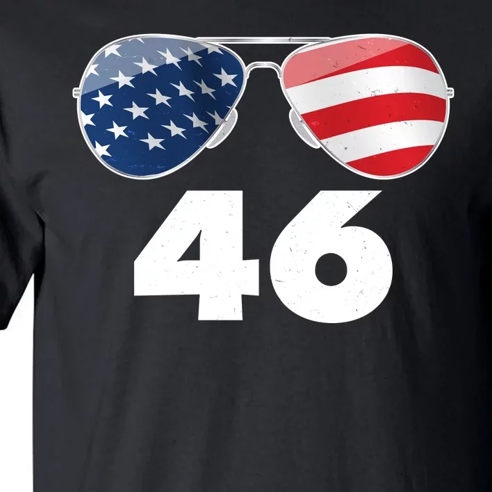 46th President Joe Biden Aviators American Flag Tall T-Shirt