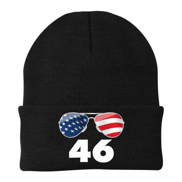 46th President Joe Biden Aviators American Flag Knit Cap Winter Beanie