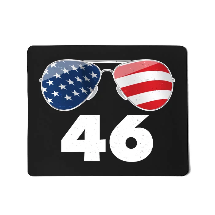 46th President Joe Biden Aviators American Flag Mousepad