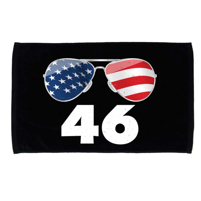 46th President Joe Biden Aviators American Flag Microfiber Hand Towel