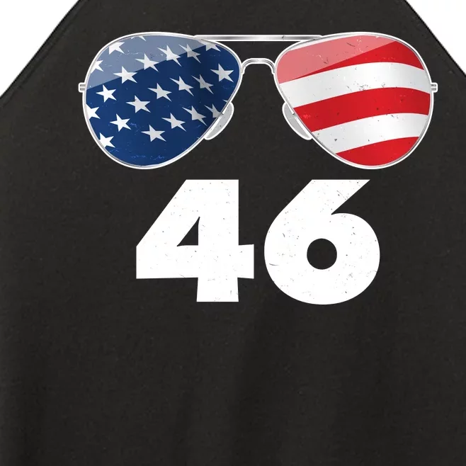 46th President Joe Biden Aviators American Flag Women’s Perfect Tri Rocker Tank