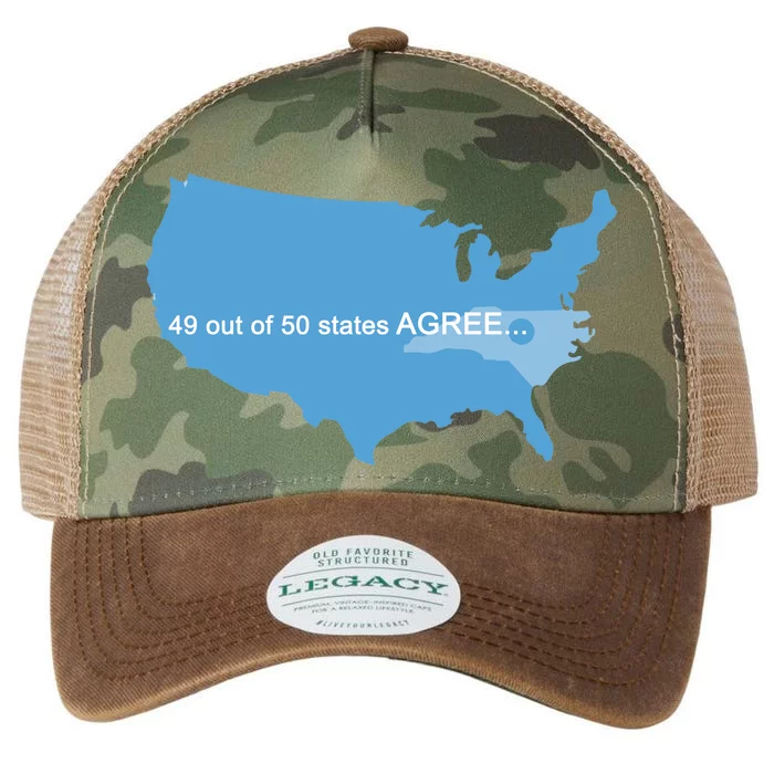 49 Out Of 50 States Agree Legacy Tie Dye Trucker Hat