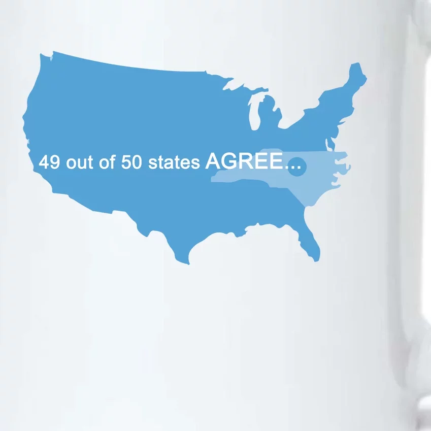 49 Out Of 50 States Agree Black Color Changing Mug