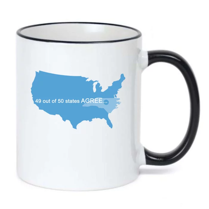 49 Out Of 50 States Agree Black Color Changing Mug