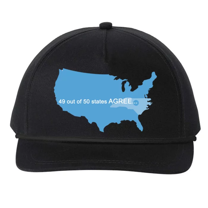 49 Out Of 50 States Agree Snapback Five-Panel Rope Hat