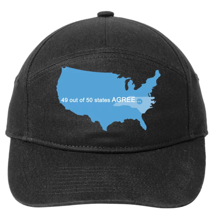 49 Out Of 50 States Agree 7-Panel Snapback Hat