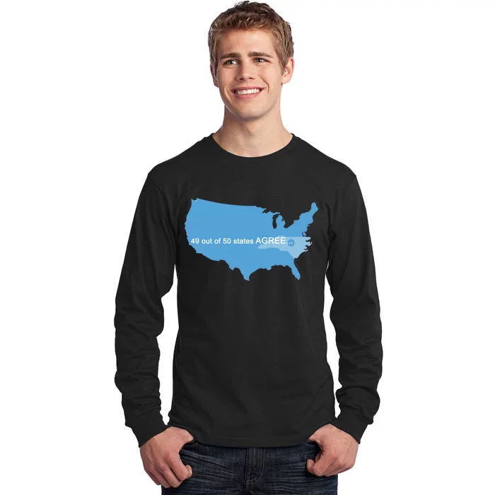 49 Out Of 50 States Agree Tall Long Sleeve T-Shirt