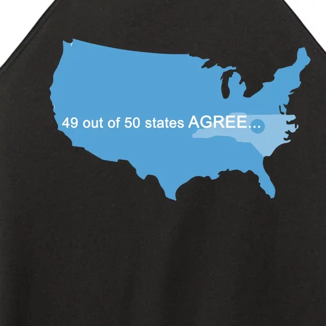 49 Out Of 50 States Agree Women’s Perfect Tri Rocker Tank