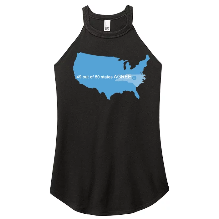 49 Out Of 50 States Agree Women’s Perfect Tri Rocker Tank