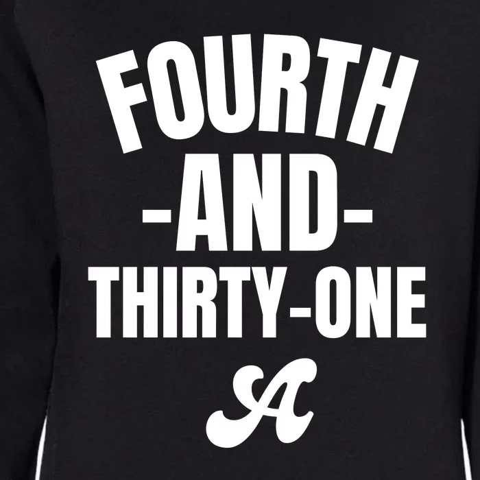 4th And 31 Alabama Fourth And Thirty One Alabama Womens California Wash Sweatshirt