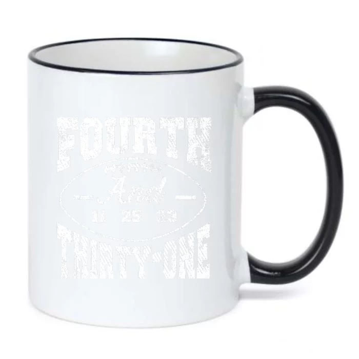 4th And 31 Alabama Fourth And Thirty One Alabama Black Color Changing Mug