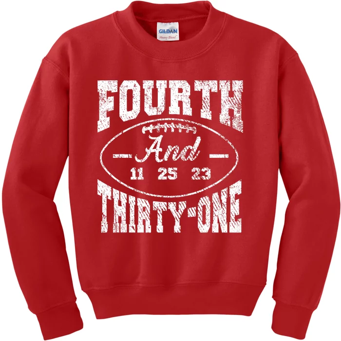 4th And 31 Alabama Fourth And Thirty One Alabama Kids Sweatshirt