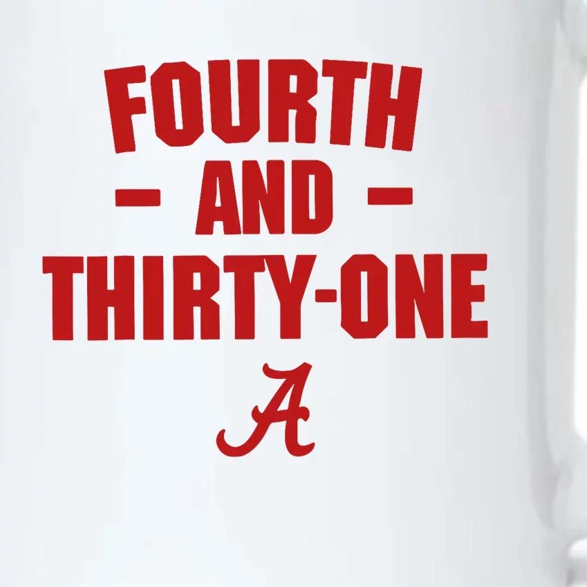 4th And 31 Fourth And Thirty One Alabama Black Color Changing Mug