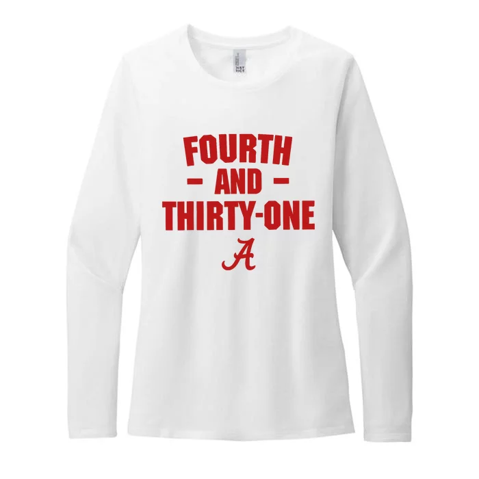 4th And 31 Fourth And Thirty One Alabama Womens CVC Long Sleeve Shirt