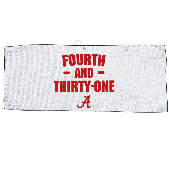 4th And 31 Fourth And Thirty One Alabama Large Microfiber Waffle Golf Towel