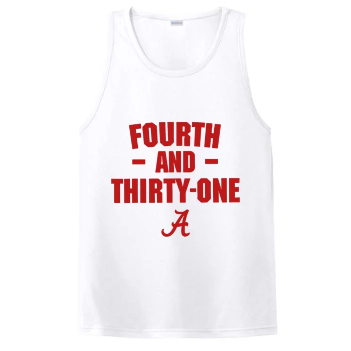 4th And 31 Fourth And Thirty One Alabama Performance Tank