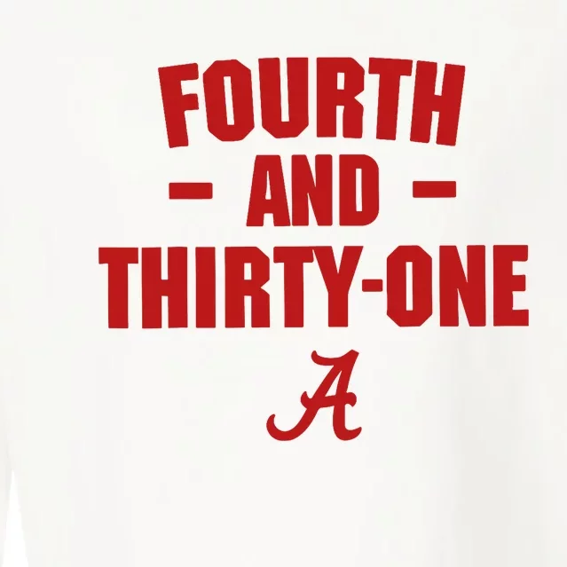 4th And 31 Fourth And Thirty One Alabama Cropped Pullover Crew