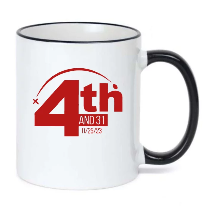 4th And 31 Fourth And Thirtyone Alabama Black Color Changing Mug