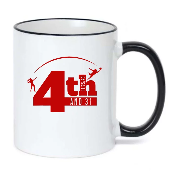 4th and 31 Fourth and Thirtyone Fourth and Thirty One Black Color Changing Mug