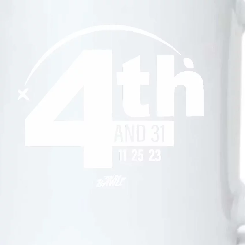 4th And 31 Black Color Changing Mug