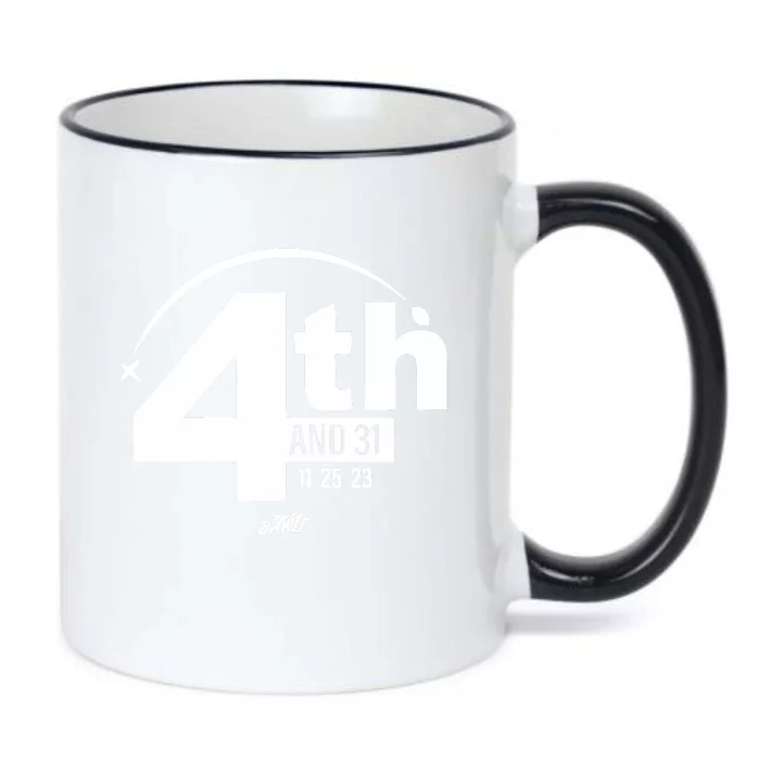 4th And 31 Black Color Changing Mug