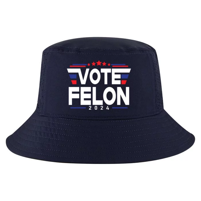 45 And 47 Funny Vote For The Felon Cute Gift Cool Comfort Performance Bucket Hat