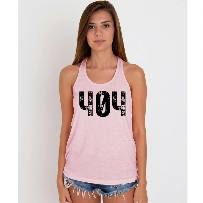 404 Area Code Atlanta Ga Mobile Telephone Area Code 404 Gift Women's Knotted Racerback Tank