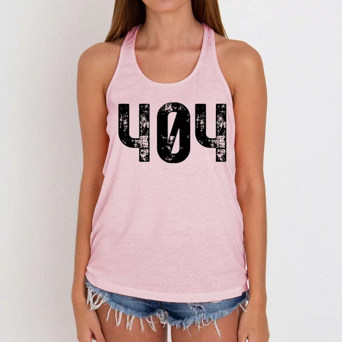 404 Area Code Atlanta Ga Mobile Telephone Area Code 404 Gift Women's Knotted Racerback Tank