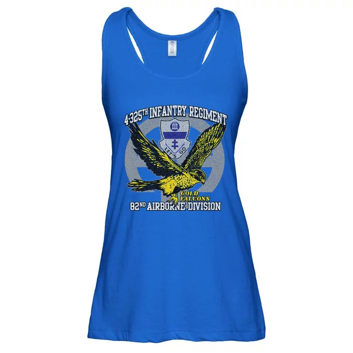 4325th Airborne Infantry Gold F.A.L.C.O.N.S Ladies Essential Flowy Tank