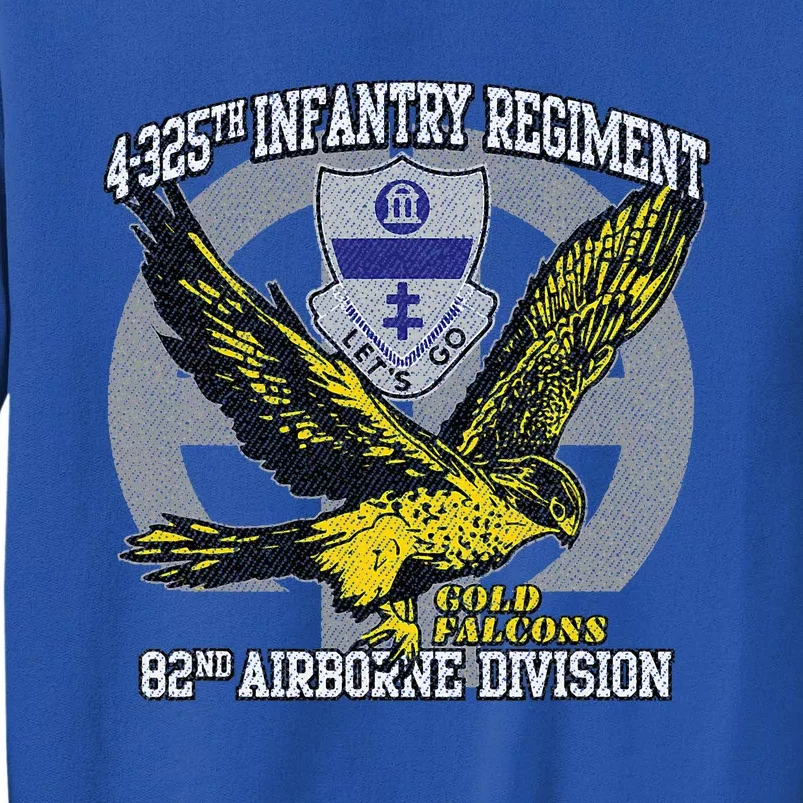 4325th Airborne Infantry Gold F.A.L.C.O.N.S Tall Sweatshirt